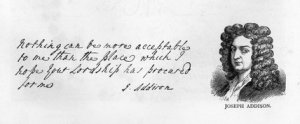Addison’s hand | Late Modern English letters